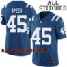 Blue Home Embroidered E.J. Speed Indianapolis Colts #45 Stitched Jersey