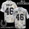 Camo Embroidered Lenny Dunlap Indianapolis Colts #46 Stitched Jersey