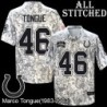 Camo Embroidered Marco Tongue Indianapolis Colts #46 Stitched Jersey