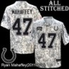 Camo Embroidered Ryan Mahaffey Indianapolis Colts #47 Stitched Jersey