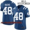 Blue Home Embroidered Joe Bachie Indianapolis Colts #48 Stitched Jersey