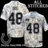 Camo Embroidered Donnie Dee Indianapolis Colts #48 Stitched Jersey
