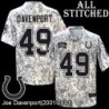 Camo Embroidered Joe Davenport Indianapolis Colts #49 Stitched Jersey