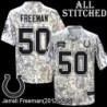 Camo Embroidered Jerrell Freeman Indianapolis Colts #50 Stitched Jersey