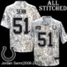 Camo Embroidered Jordan Senn Indianapolis Colts #51 Stitched Jersey