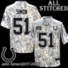 Camo Embroidered John Simon Indianapolis Colts #51 Stitched Jersey
