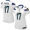 RIVERS San Diego #17 Womens Football Jersey - Philip Rivers Womens Football Jersey (White)_Free Shipping