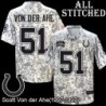 Camo Embroidered Scott Von der Ahe Indianapolis Colts #51 Stitched Jersey