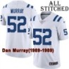 White Embroidered Dan Murray Indianapolis Colts #52 Stitched Jersey