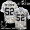 Camo Embroidered Mike Peterson Indianapolis Colts #52 Stitched Jersey