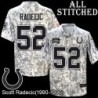 Camo Embroidered Scott Radecic Indianapolis Colts #52 Stitched Jersey