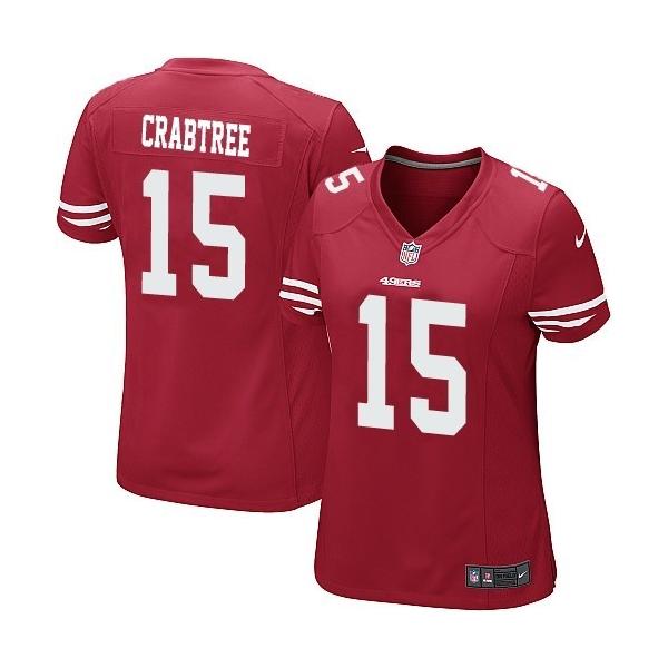 SF #15 Michael Crabtree womens jersey Free shipping
