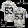 Camo Embroidered Dennis Gaubatz Indianapolis Colts #53 Stitched Jersey