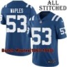 Blue Home Embroidered Butch Maples Indianapolis Colts #53 Stitched Jersey