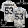 Camo Embroidered George Radosevich Indianapolis Colts #53 Stitched Jersey