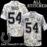 Camo Embroidered Zach Diles Indianapolis Colts #54 Stitched Jersey