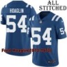 Blue Home Embroidered Fred Hoaglin Indianapolis Colts #54 Stitched Jersey