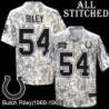 Camo Embroidered Butch Riley Indianapolis Colts #54 Stitched Jersey