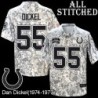 Camo Embroidered Dan Dickel Indianapolis Colts #55 Stitched Jersey