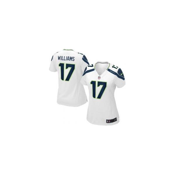 WILLIAMS Seattle #17 Womens Football Jersey - Mike Williams Womens Football Jersey (White)_Free Shipping