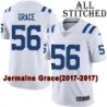 White Embroidered Jermaine Grace Indianapolis Colts #56 Stitched Jersey