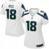 RICE Seattle #18 Womens Football Jersey - Sidney Rice Womens Football Jersey (White)_Free Shipping