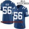 Blue Home Embroidered Spencer Reid Indianapolis Colts #56 Stitched Jersey