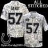 Camo Embroidered Dylan Gandy Indianapolis Colts #57 Stitched Jersey