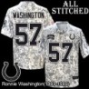 Camo Embroidered Ronnie Washington Indianapolis Colts #57 Stitched Jersey