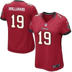 WILLIAMS Tampa Bay #19 Womens Football Jersey - Mike Williams Womens Football Jersey (Red)_Free Shipping