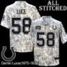 Camo Embroidered Derrel Luce Indianapolis Colts #58 Stitched Jersey