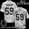 Camo Embroidered Jason Johnson Indianapolis Colts #59 Stitched Jersey