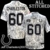 Camo Embroidered Jeff Charleston Indianapolis Colts #60 Stitched Jersey