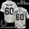 Camo Embroidered Kurt Vollers Indianapolis Colts #60 Stitched Jersey
