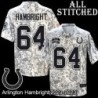 Camo Embroidered Arlington Hambright Indianapolis Colts #64 Stitched Jersey