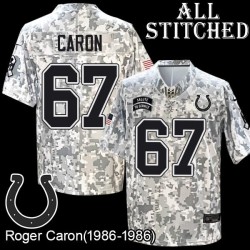 Camo Embroidered Roger Caron Indianapolis Colts #67 Stitched Jersey