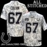 Camo Embroidered Jim Colvin Indianapolis Colts #67 Stitched Jersey