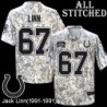 Camo Embroidered Jack Linn Indianapolis Colts #67 Stitched Jersey