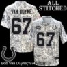 Camo Embroidered Bob Van Duyne Indianapolis Colts #67 Stitched Jersey