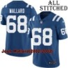 Blue Home Embroidered Josh Mallard Indianapolis Colts #68 Stitched Jersey