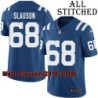 Blue Home Embroidered Matt Slauson Indianapolis Colts #68 Stitched Jersey