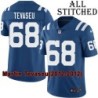 Blue Home Embroidered Martin Tevaseu Indianapolis Colts #68 Stitched Jersey