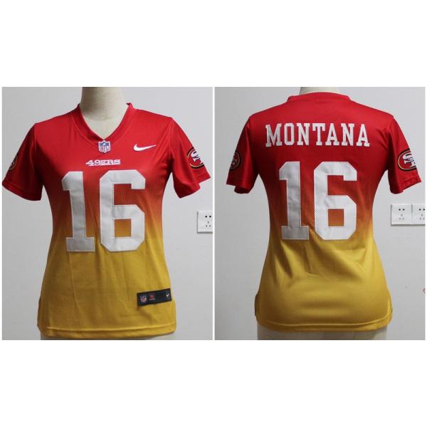 women's joe montana 49ers jersey