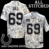 Camo Embroidered John Gill Indianapolis Colts #69 Stitched Jersey