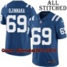 Blue Home Embroidered Quinn Ojinnaka Indianapolis Colts #69 Stitched Jersey