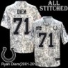 Camo Embroidered Ryan Diem Indianapolis Colts #71 Stitched Jersey