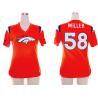 [Fashion II] MILLER Denver #58 Womens Football Jersey - Von Miller Womens Football Jersey (Orange)_Free Shipping