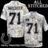 Camo Embroidered Henry Waechter Indianapolis Colts #71 Stitched Jersey
