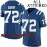 Blue Home Embroidered Byron Darby Indianapolis Colts #72 Stitched Jersey
