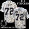 Camo Embroidered Mike Fultz Indianapolis Colts #72 Stitched Jersey
